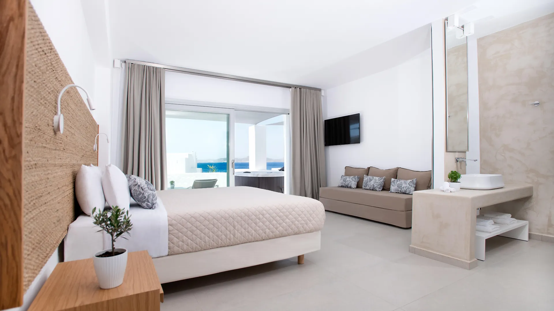 Hotel Manoula'S Beach Mykonos Resort Agios Ioannis Diakoftis