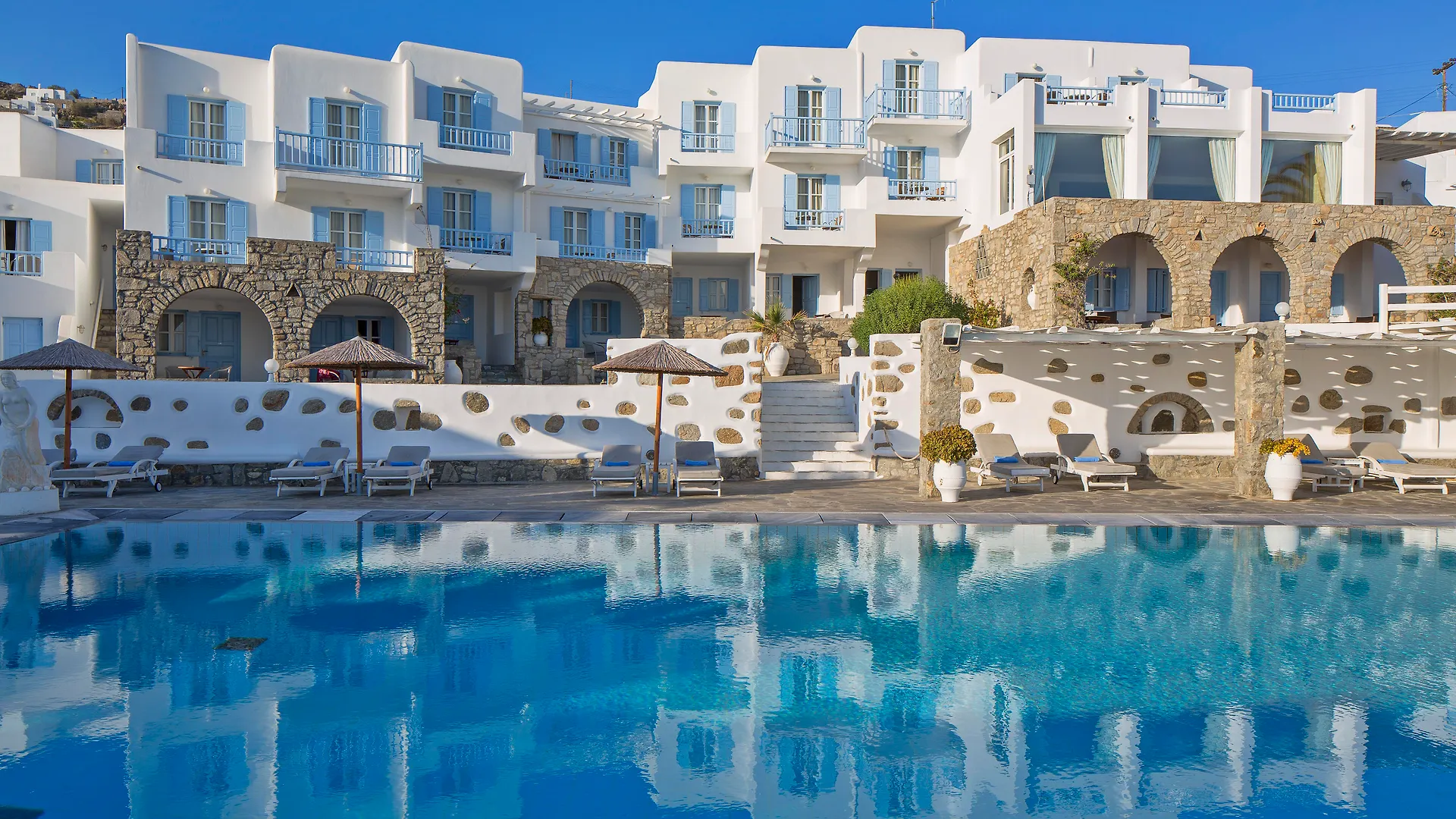 Manoula'S Beach Mykonos Resort Agios Ioannis Diakoftis 4*,  Greece